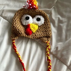 3-9 month Turkey handmade knitted beanie